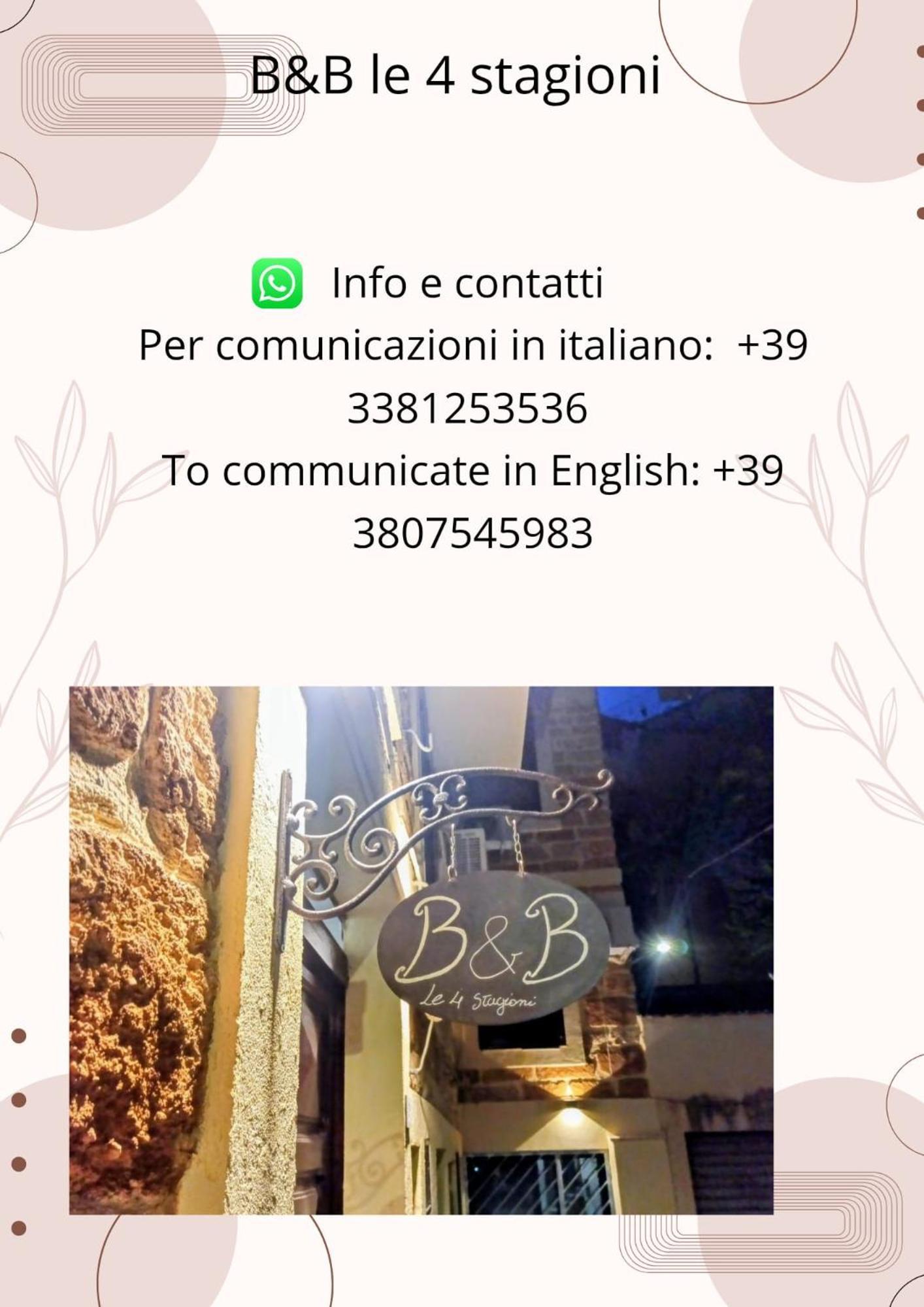 B&B Le 4 Stagioni Sul Viale, Belvedere Di Agrigento Exterior foto